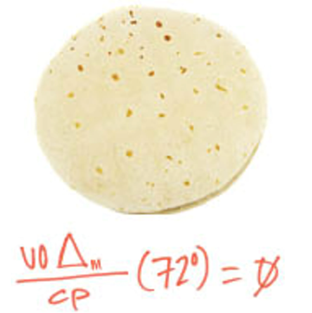 From Texas Monthly: Enrique's complex formula for round tortillas.